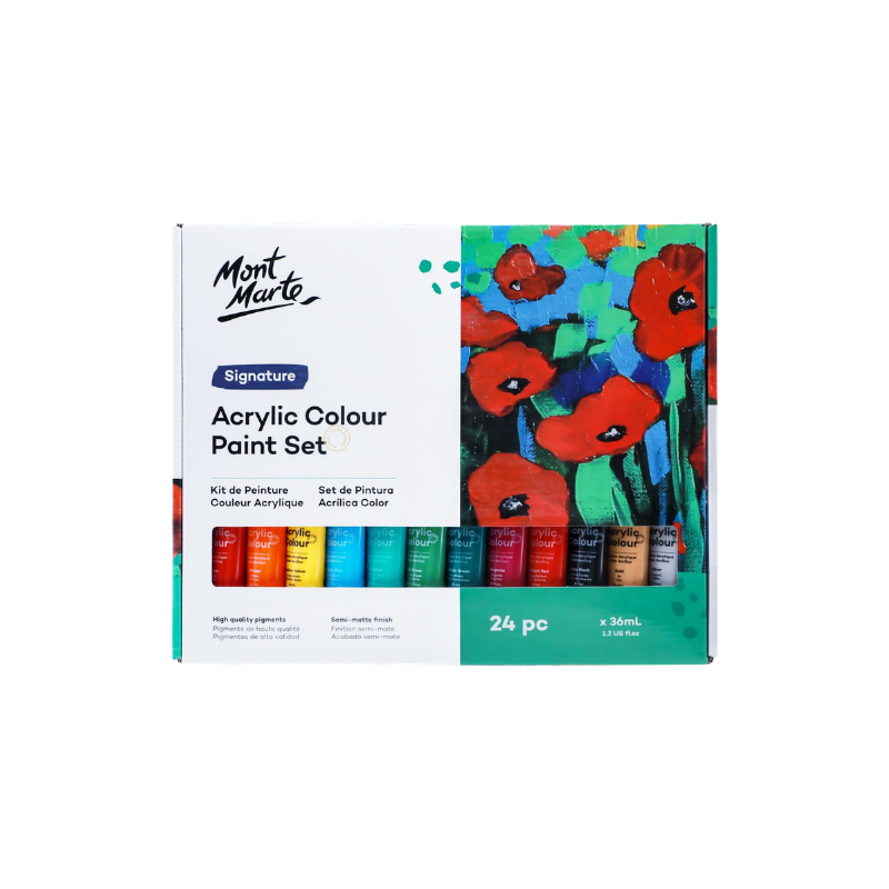 Mont Marte Acrylic Paint Set 24pc